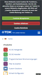 Mobile Screenshot of de.tdk-lambda.com