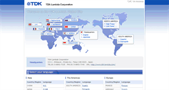 Desktop Screenshot of global.tdk-lambda.com