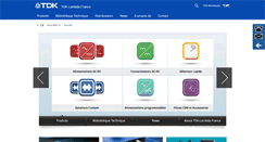 Desktop Screenshot of fr.tdk-lambda.com
